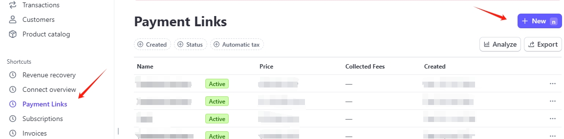 Stripe Payment Link